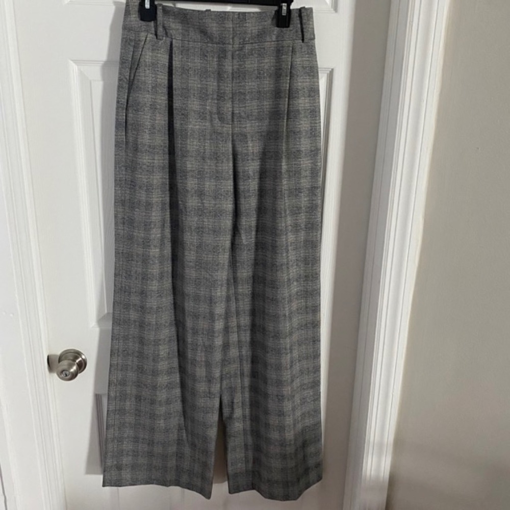 Plaid Grey Work Pants